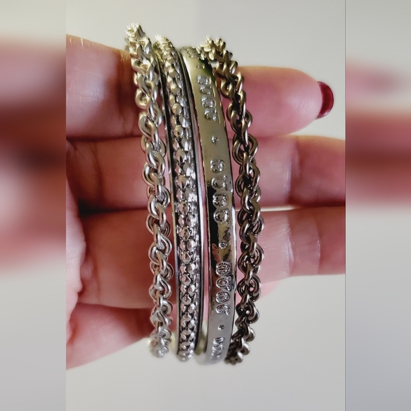 Vtg. Stack Bangles 4pcs - Picture 2 of 8